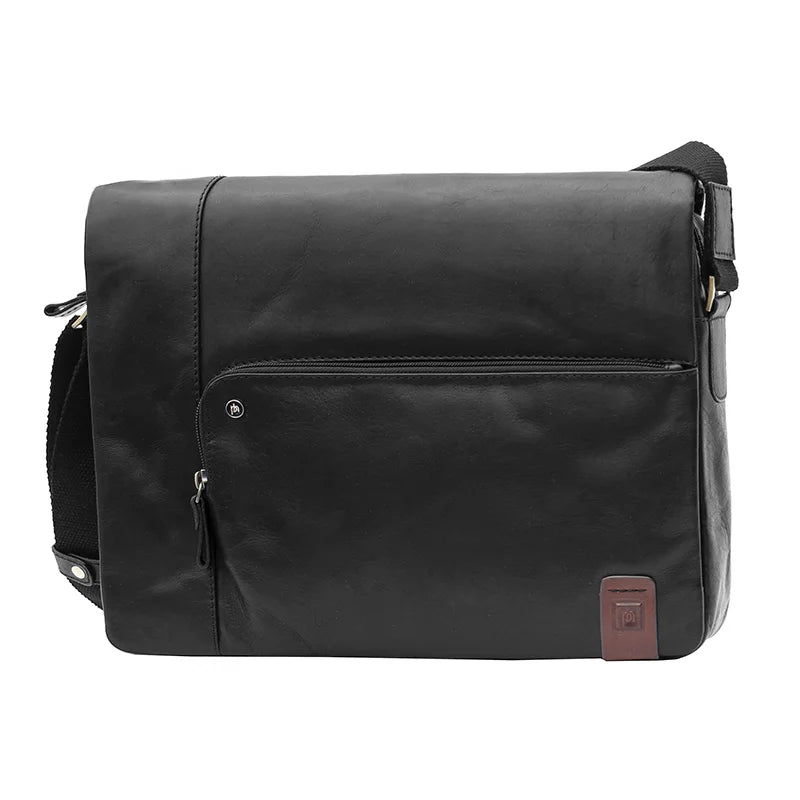 Large black messenger bag hotsell