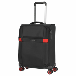 March Kober 55cm Cabin Suitcase Black Carews.ie