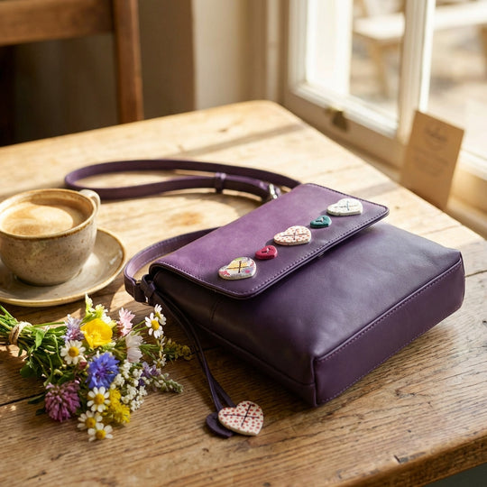 Mala Lucy Small Leather Crossbody Shoulder Handbag