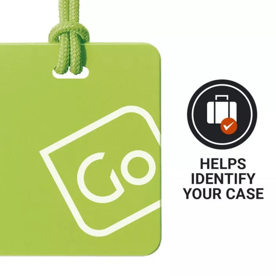 Go Travel Twin Pack Bright Luggage Tags