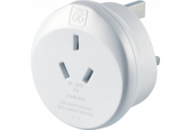 Go Travel Adaptor Aus/China - IRL/UK