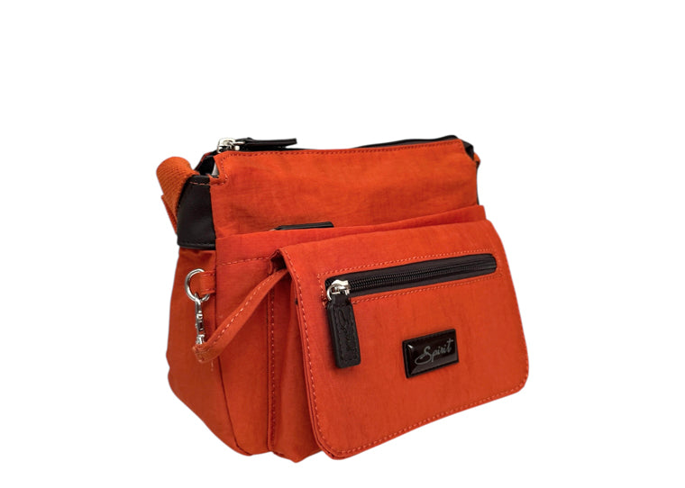Spirit Crossbody Bag 1651 Orange Dark Chocolate