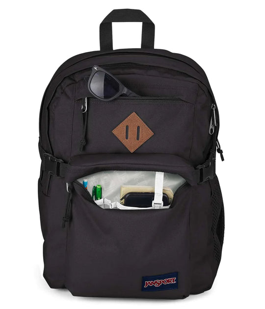 Grand sac d'école noir Jansport Main Campus