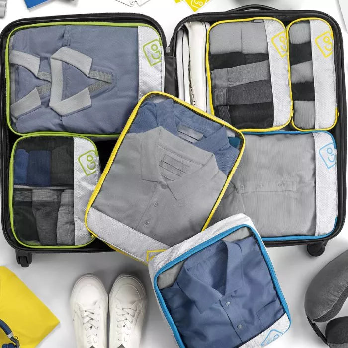 Go Travel Luggage Packing Cubes Triple Pack