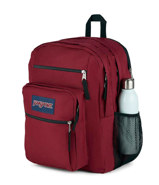 Jansport Big Student Russet Red 34L Laptop School Bag Large Capacity