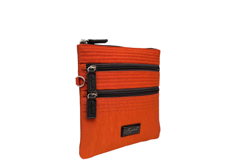 Spirit Shoulder Bag 4512 Orange Dark Chocolate