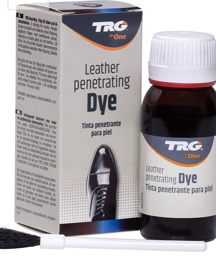 TRG Leather Shoe Dye in Black, Brown, Navy