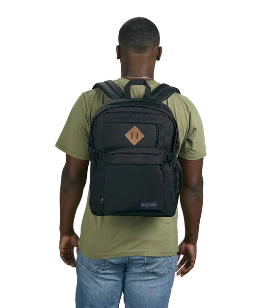 Grand sac d'école noir Jansport Main Campus