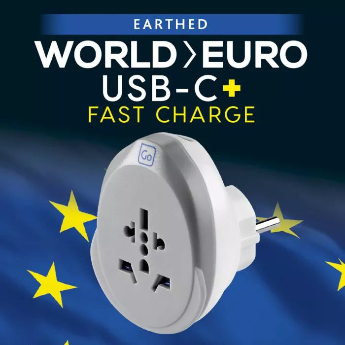 Go Reiseadapter UK auf Euro