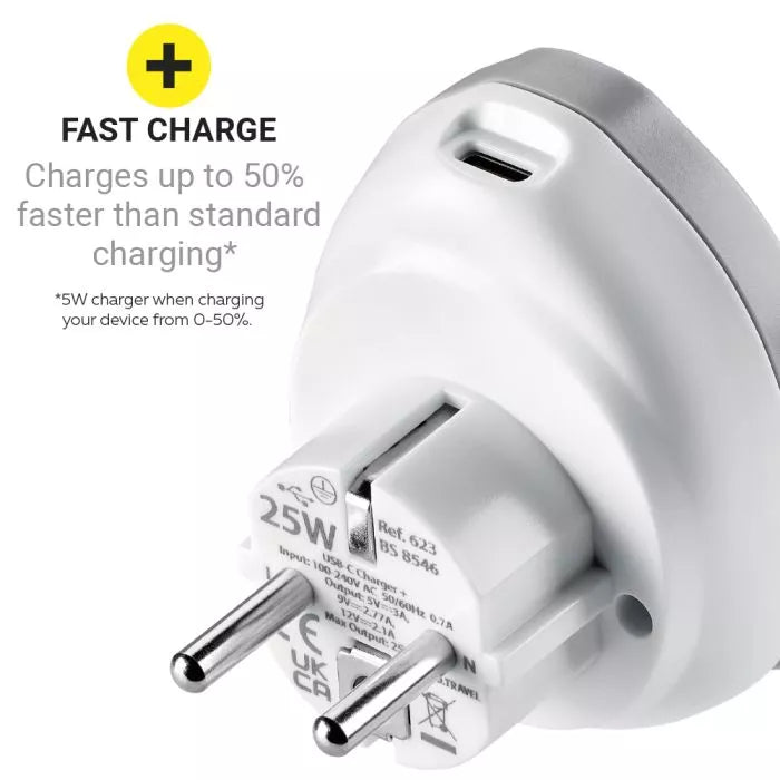 Go Reiseadapter UK auf Euro