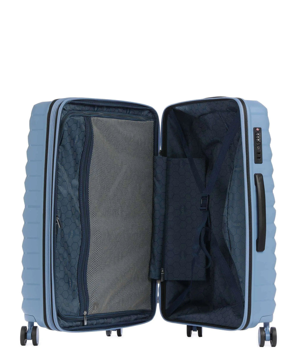 Valise extensible moyenne Jump Xwave 66 cm Bleu clair