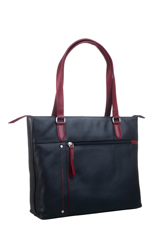 Sac à main en cuir Mala Orta Shopper à bandoulière