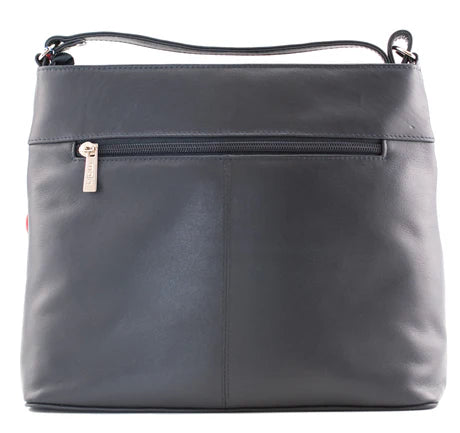Mala Anishka Large Leather Crossbody Handbag