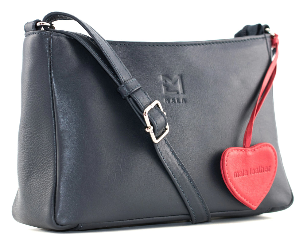 Mala Anishka Small Leather Crossbody Shoulder Handbag