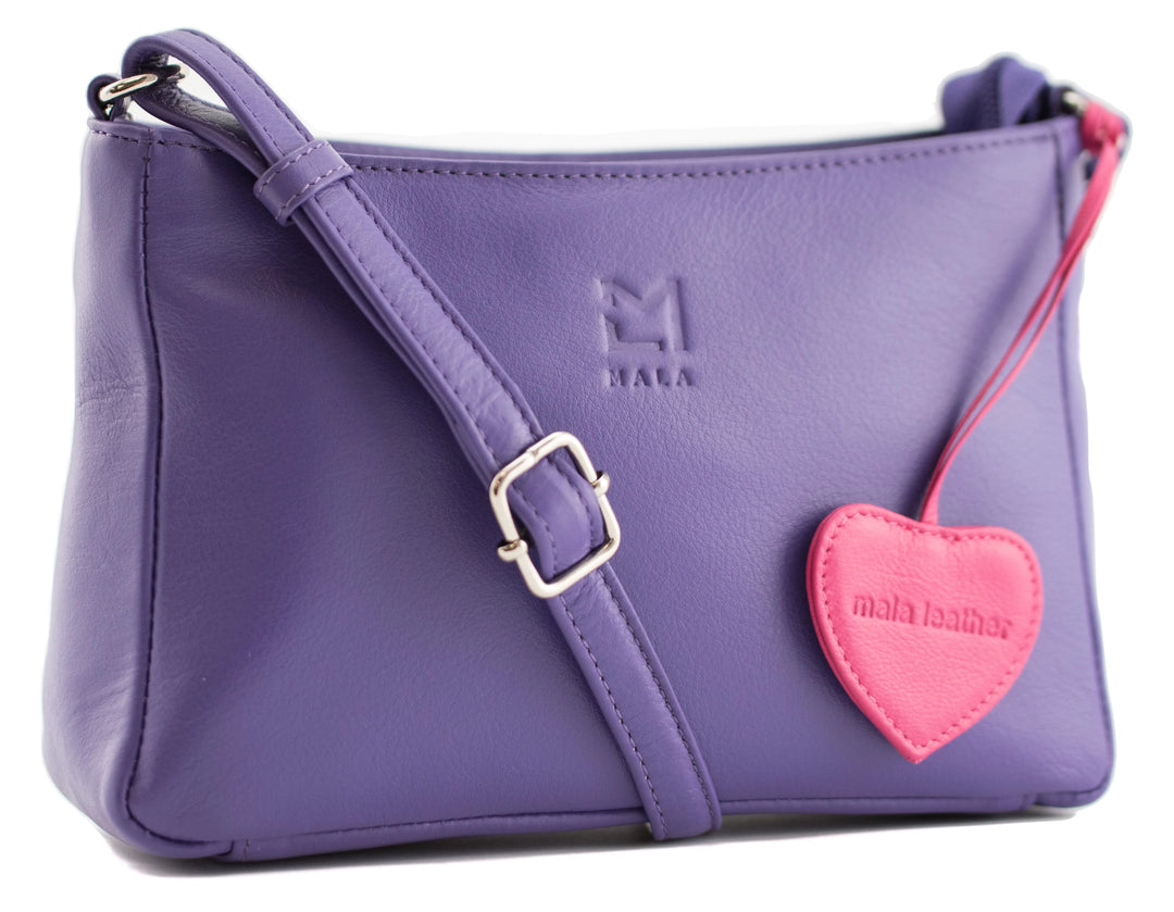 Mala Anishka Small Leather Crossbody Shoulder Handbag