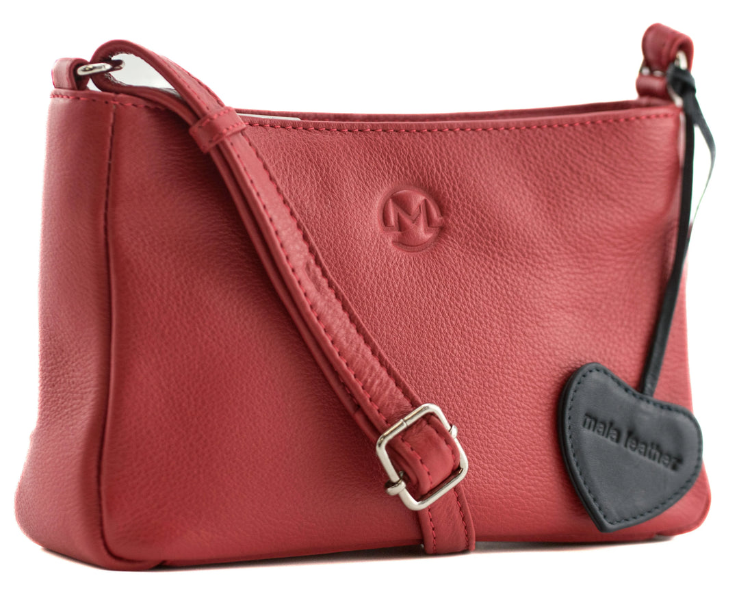 Mala Anishka Small Leather Crossbody Shoulder Handbag