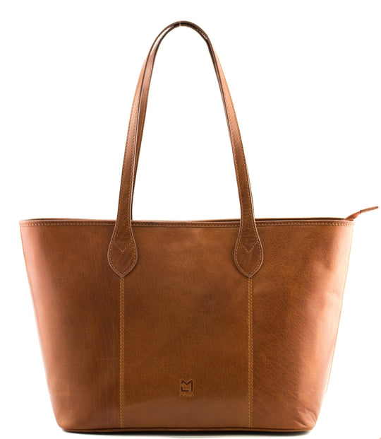 Mala Leather Bloomsbury Shopper Shoulder Bag - Tan