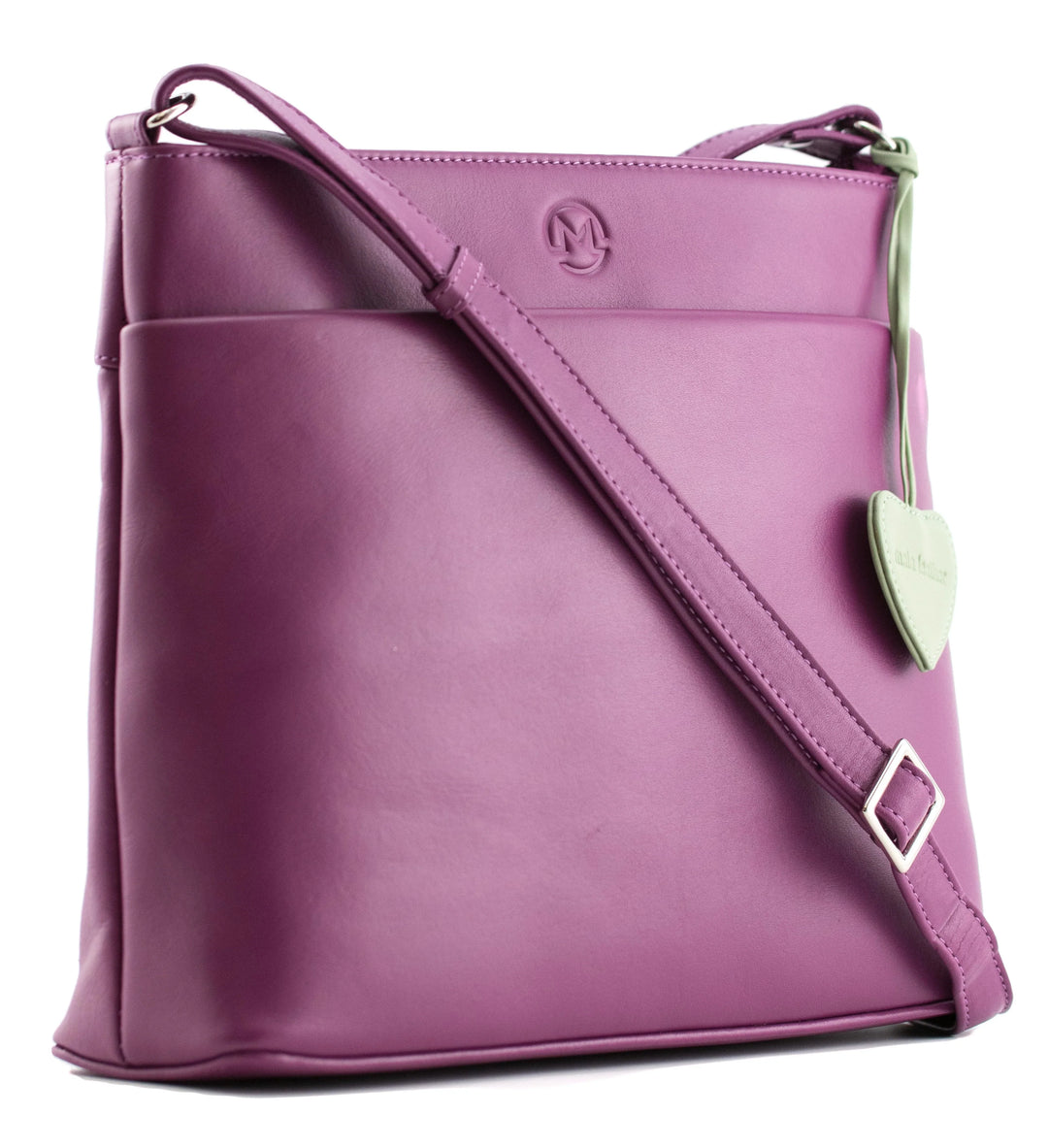 Mala Anishka Large Leather Crossbody Handbag