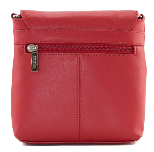 Mala Anishka Small Travel Leather Crossbody Shoulder Handbag