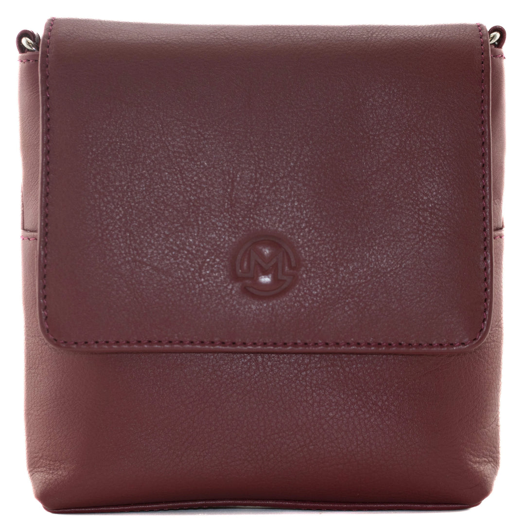 Mala Anishka Small Travel Leather Crossbody Shoulder Handbag