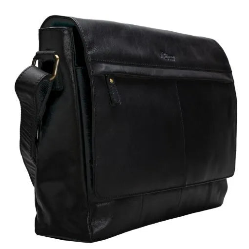 A. Eriksson Poikko Collection Leather Laptop Messenger Bag