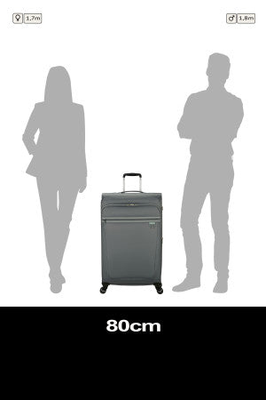 American Tourister Aerospin, großer erweiterbarer Koffer, Schwarz