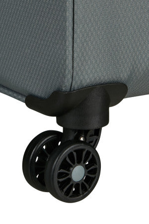 American Tourister Aerospin, großer erweiterbarer Koffer, Schwarz