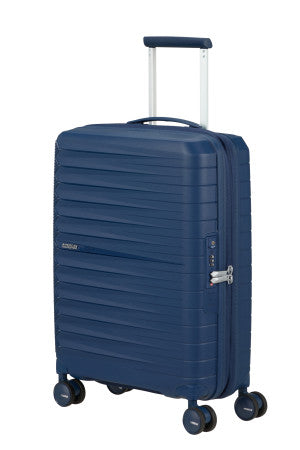 American Tourister Fastforward Expandable Cabin Suitcase - Navy Blue