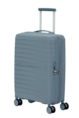 American Tourister Fastforward Expandable Cabin Suitcase - Steel Blue