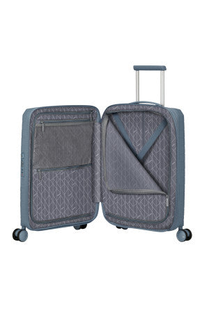 American Tourister Fastforward Expandable Cabin Suitcase - Steel Blue