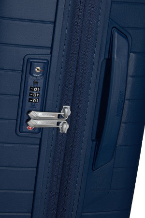 American Tourister Fastforward Expandable Cabin Suitcase - Navy Blue