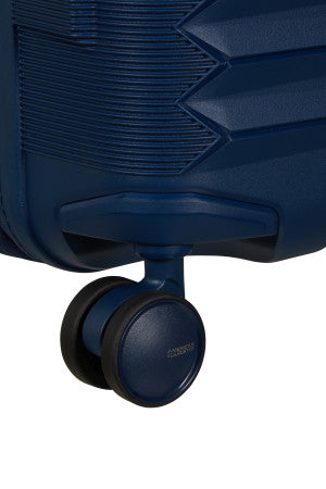 American Tourister Fastforward Expandable Cabin Suitcase - Navy Blue