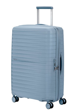 American Tourister Fastforward 68cm Expandable Hardshell Suitcase - Steel Blue