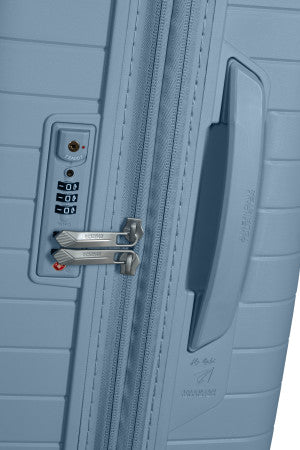 American Tourister Fastforward 68cm Expandable Hardshell Suitcase - Steel Blue