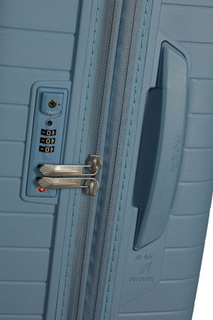 American Tourister Fastforward 78cm Expandable Suitcase - Steel Blue