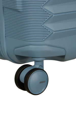 American Tourister Fastforward 78cm Expandable Suitcase - Steel Blue