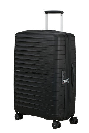American Tourister Fastforward 68cm Expandable Hardshell Suitcase - Black