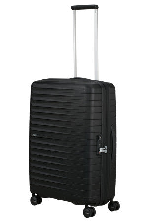 American Tourister Fastforward 68cm Expandable Hardshell Suitcase - Black