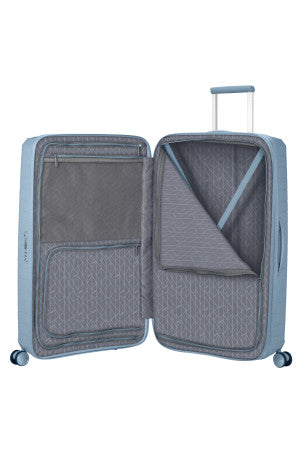 American Tourister Fastforward 78cm Expandable Suitcase - Steel Blue