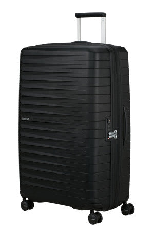 American Tourister Fastforward 78cm Expandable Suitcase - Flash Black