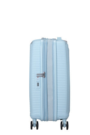 American Tourister Soundbox Expandable Cabin Suitcase - Pastel Blue