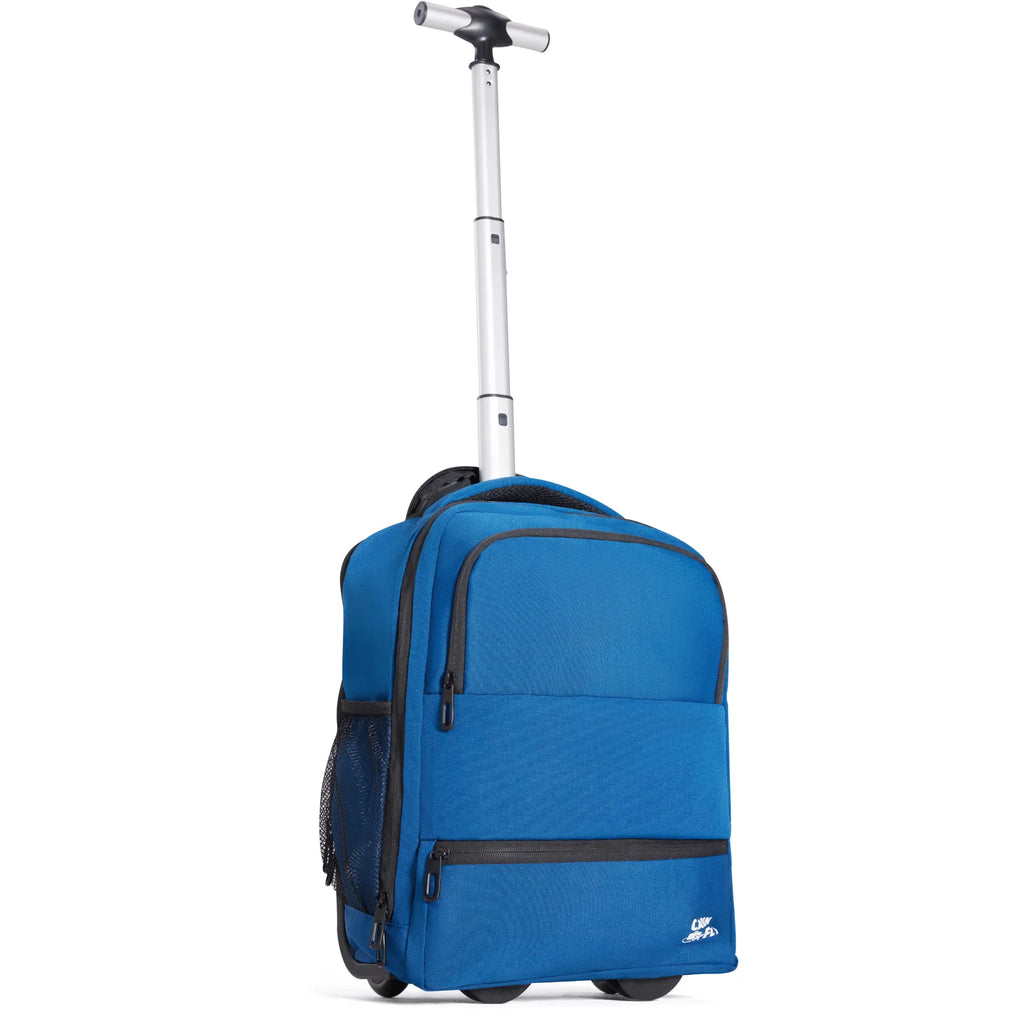 CabinFly Rucksack mit Rollen für unter den Sitz 40× 30×20 cm RyanairSchwarz –