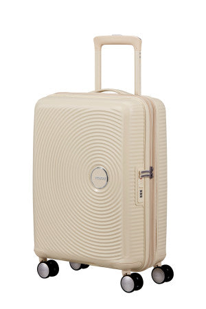 American-Tourister-Soundbox-expandable-cabin-suitcase-55x40x20cm-coconutsand-carews-limerick-front