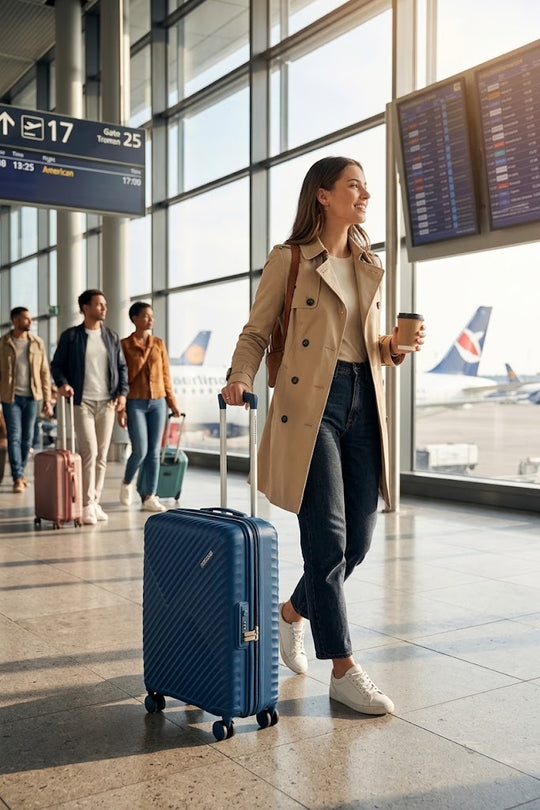 American Tourister Diablast Cabin Suitcase 55x40x20cm Darkwave Blue