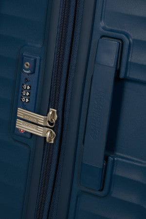 American Tourister Diablast 78cm Large Expandable Suitcase Darkwave Blue