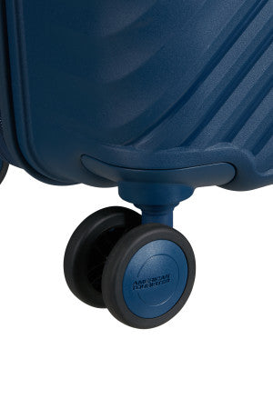 American Tourister Diablast 78cm Large Expandable Suitcase Darkwave Blue