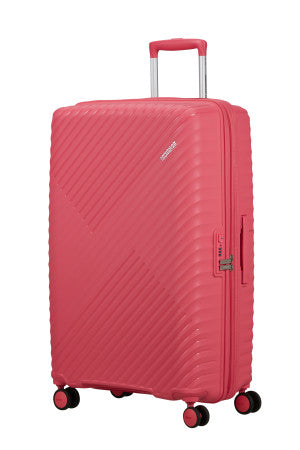 American Tourister Diablast 78cm Large Expandable Suitcase Pink Glitch