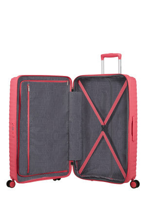 American Tourister Diablast 78cm Large Expandable Suitcase Pink Glitch