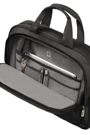 American Tourister Laptop Shoulder bag in black colour with organsizer pocket at Carews Limerick