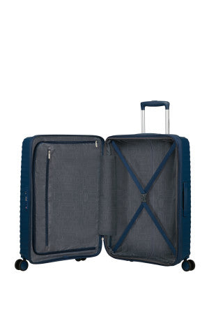 American Tourister Diablast Expandable Suitcase 68cm - Darkwave Blue